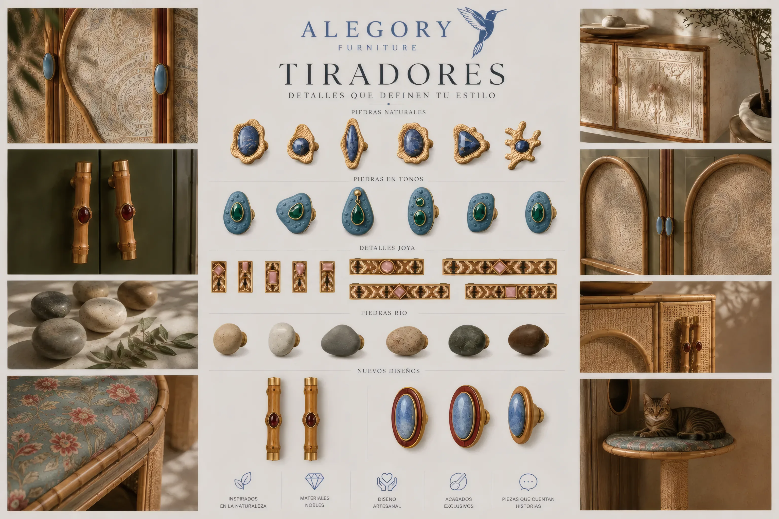 Tablero de tiradores del catálogo Alegory